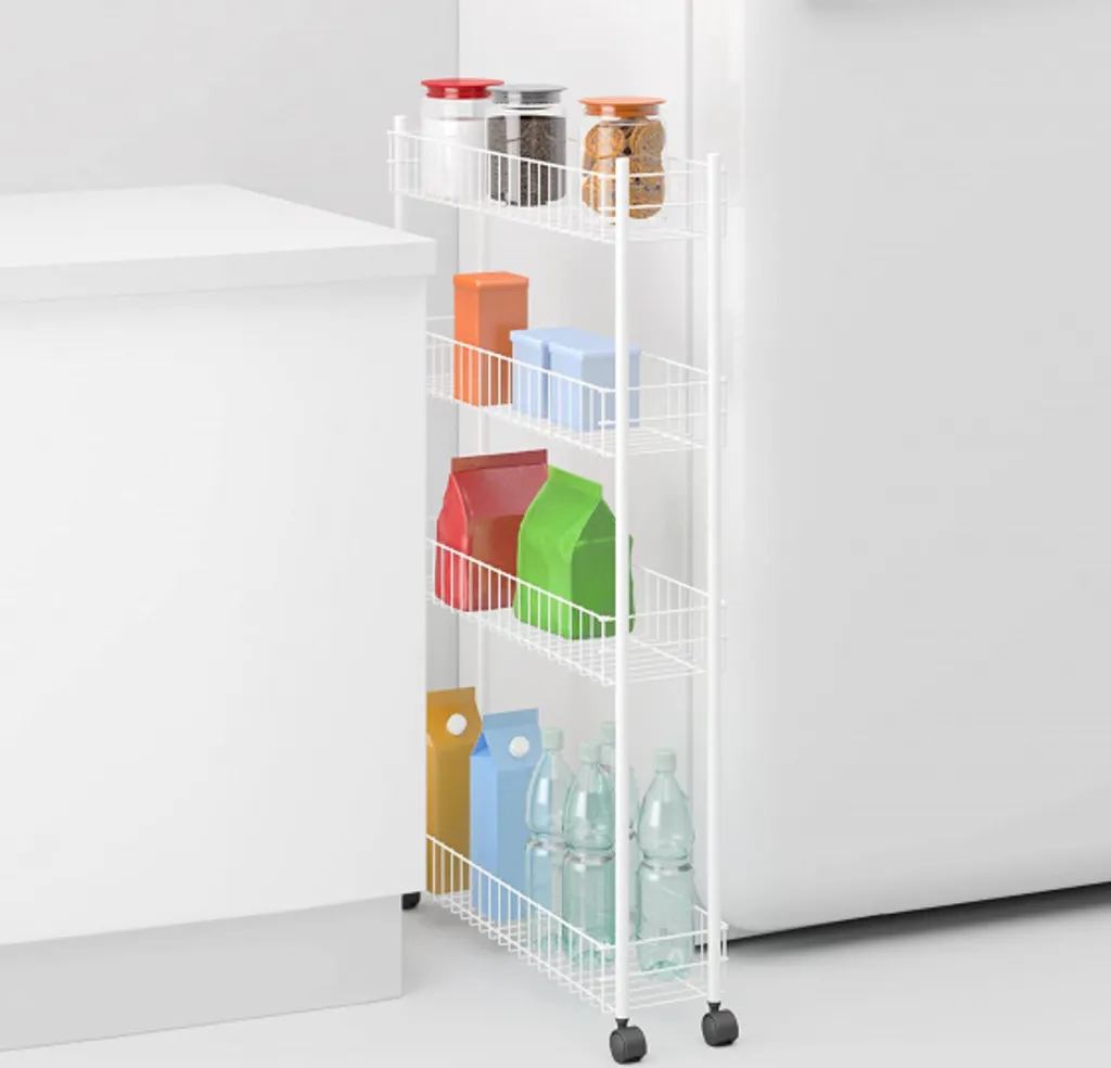 Metaltex Fino Allzweckwagen, 4 Etg. 60x16x95cm 341434 – Bild 3