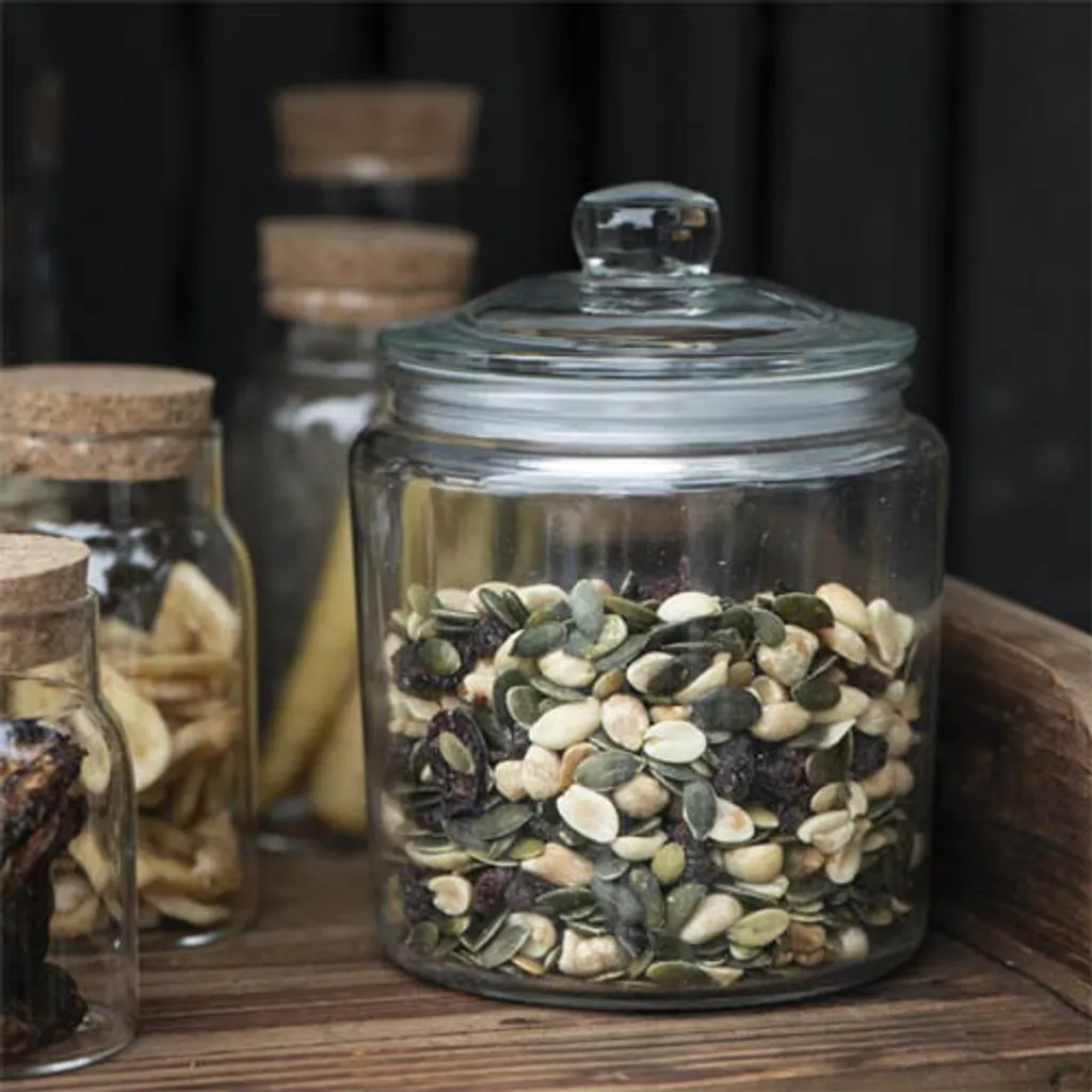 Glasdose KITCHEN Transparent Dose 900ml Vorratsdose Aus Glas Im Landhausstil – Bild 2