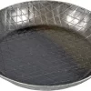 Turk 65930 Servierpfanne Aus Schmiedeeisen, 28 Cm, 2 Griffe, Grau (1 Stück)