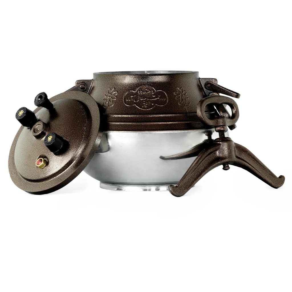 5 L (4,6L) Afghanischer Kazan Kasan Schnellkochtopf Dampftopf Dampfgarer Gartopf – Bild 2