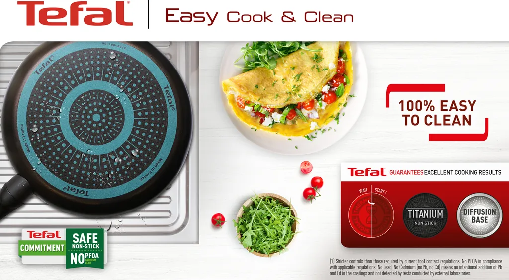 Tefal Easy Cook & Clean Pfanne, 28 Cm, B555063 – Bild 5