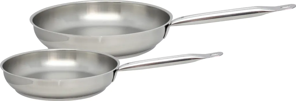ELO Pfannenset Profi Therm 2 Teilig (24 Und 28 Cm) Aus Edelstahl, 24540
