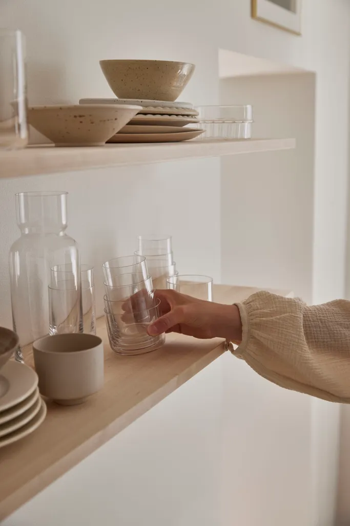 AARKE Gläser 4er Set Nesting Glasses 4x 290ml Kristallglas Stapelbar Trinkgläser – Bild 11