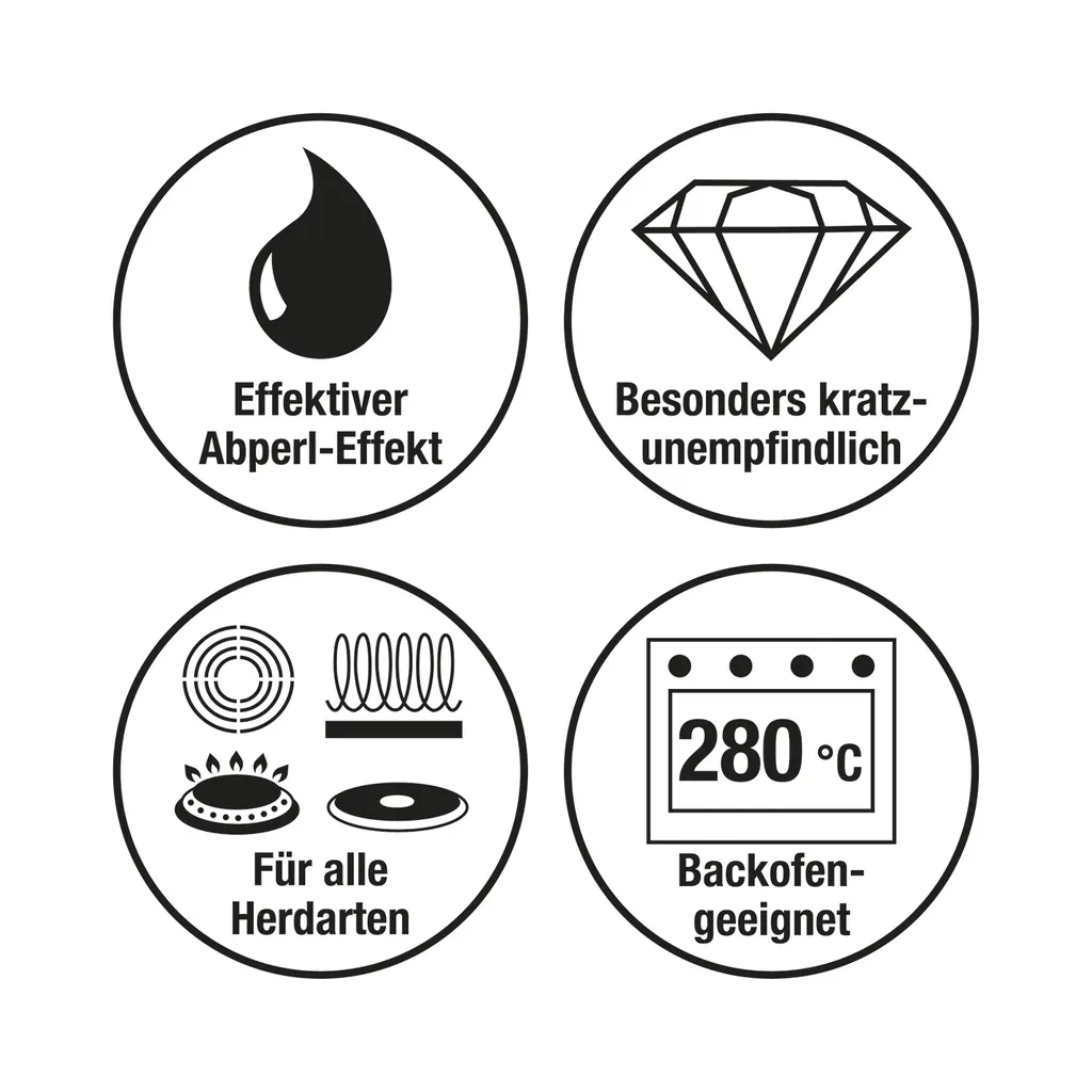 Bratpfanne Pfanne 24 Cm Bratoni Diamant Antihaft Aluminium – Bild 5