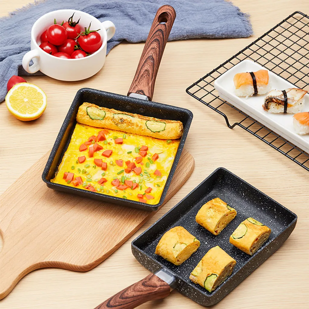 All-in-One-Pfannen – Induktions- Und Spülmaschinenfest – Kleine Pfannen – Omelettpfannen – Tamagoyaki-Pfannen – Tamago-Pfannen – Quadratische Pfannen – Sushi-Pfannen – Bild 5