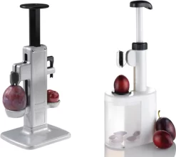 Westmark 402-32260 Pflaumenentsteiner 'Prunus', Kunststoff, Weiß