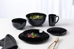 Frühstücks-Set 18 Tlg. Fresh Schwarz