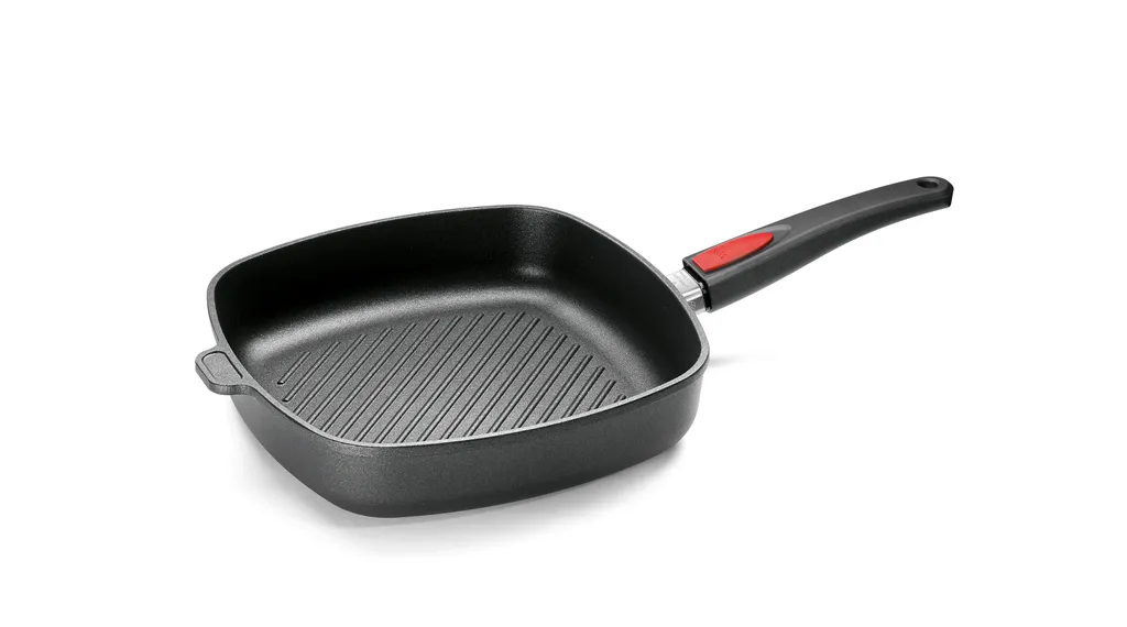 WOLL 'Diamond LITE Induktion Steakpfanne Viereckig, AS 28x28cm, H 4cm Mit Rillen – Bild 4