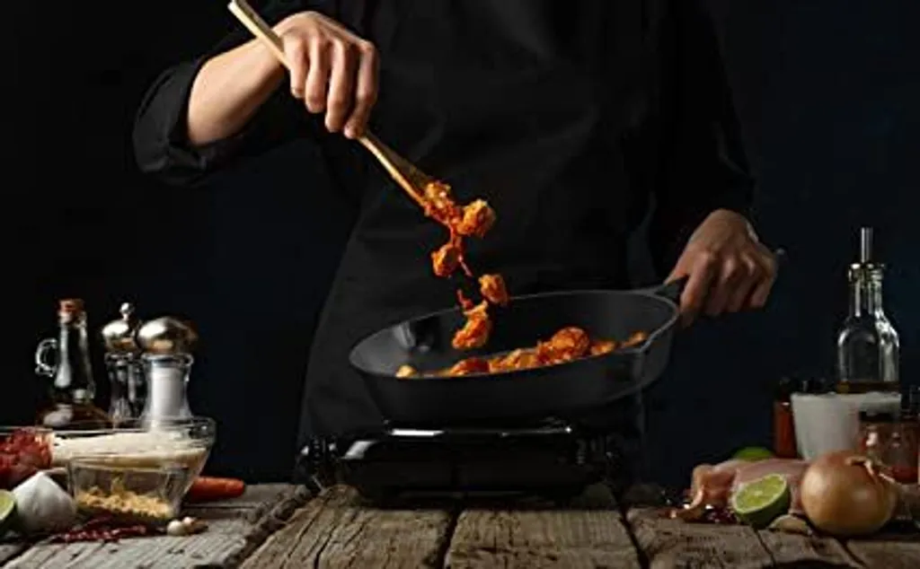 Nuovva Cast Iron - Skillet Casserole Set - 3 Piece - Skillet / Cast Iron Skillet (15cm-20cm-25cm) - Geeignet Für Alle Wärmequellen – Bild 6