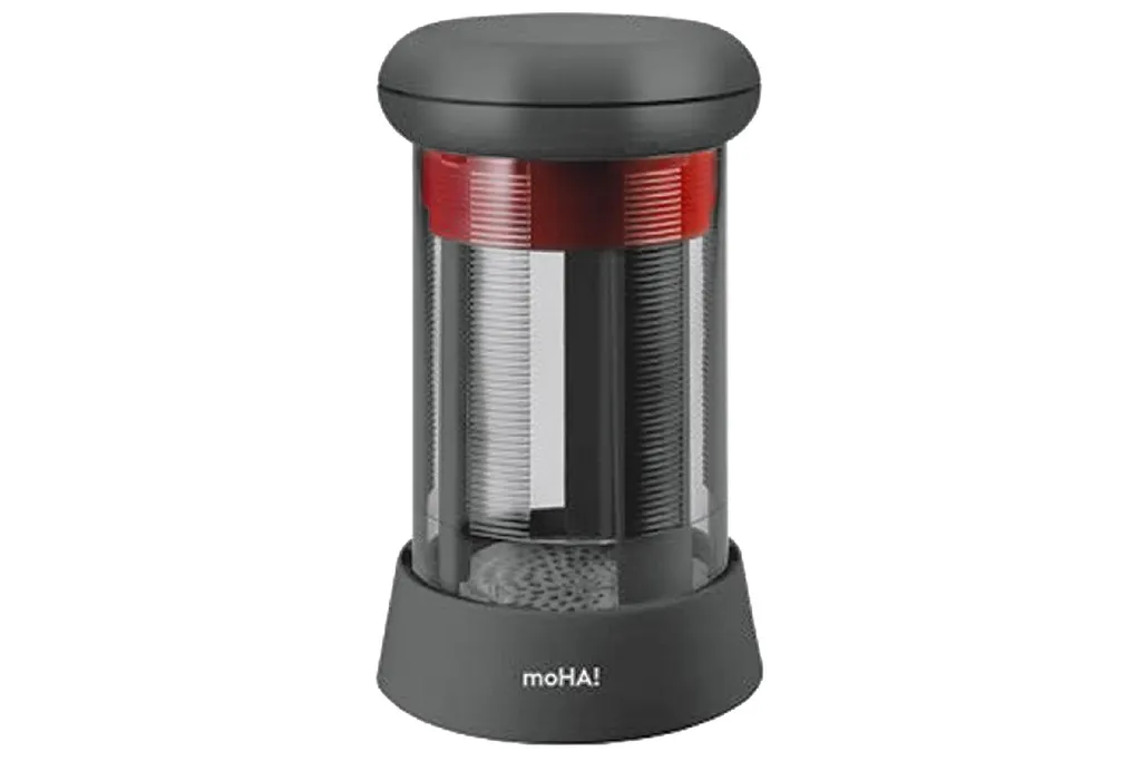 Moha MOLINO, Schwarz, Rot, Transparent, Kunststoff, Käse, 80 Mm, 80 Mm, 135 Mm