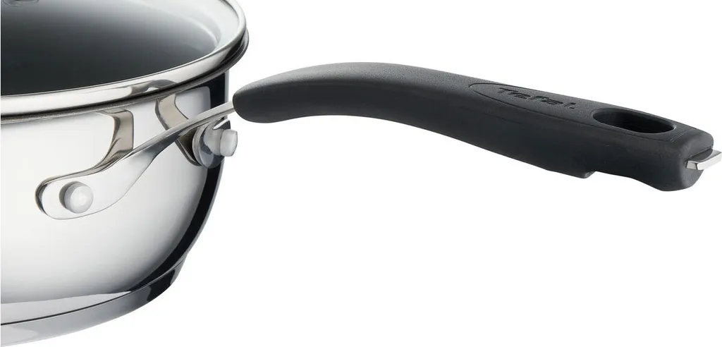 Tefal G7155S14 Cook&Cool Edelstahl Topfset 5-teilig Mit Glasdeckel Inkl. 28 Cm Bratpfanne Mit ThermoSpot, Für Alle Herdarten – Bild 8