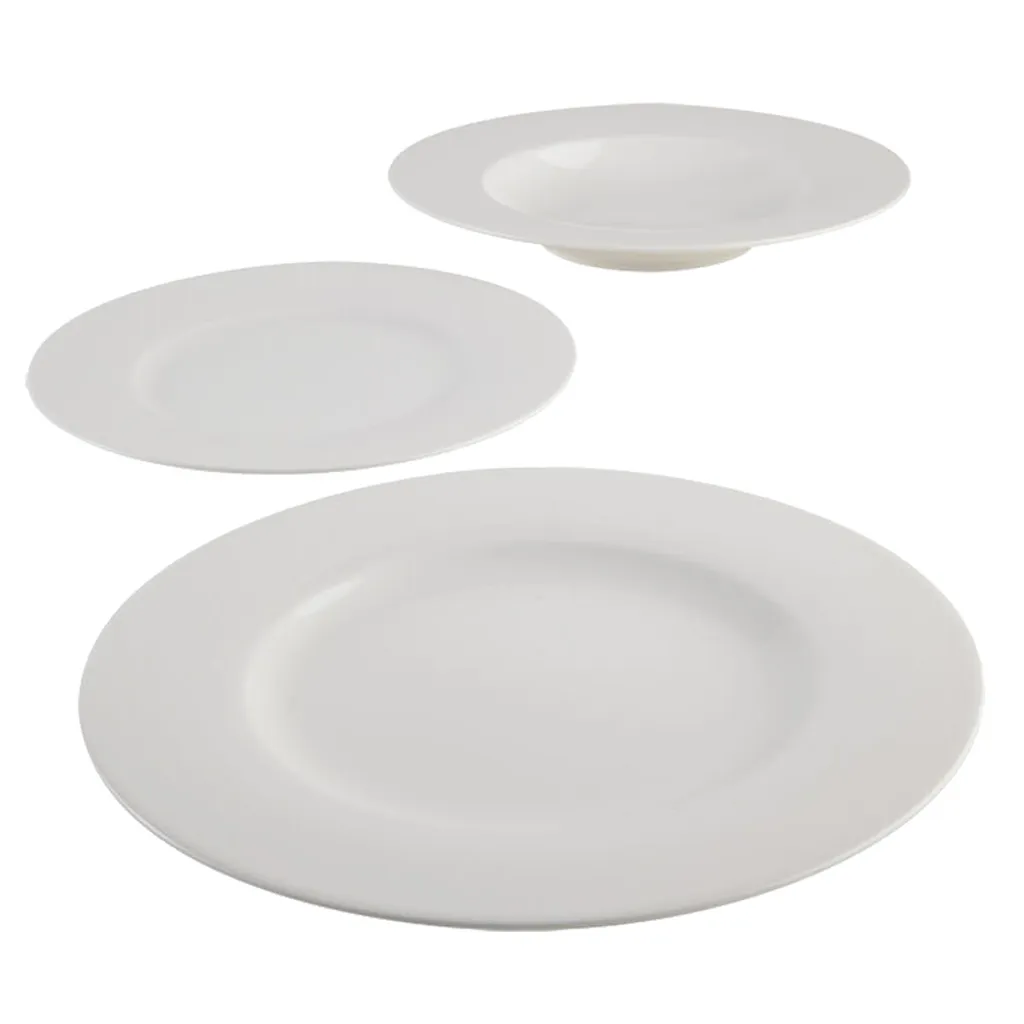 Vivo | Villeroy & Boch Basic White Starter Teller Set 18tlg. Geschirr Porzellan