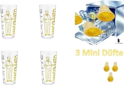 4er Set Collection Milk Latte Macchiato Kaffee Kaffeegläser Longdrink Gläser Glas Stapelbar