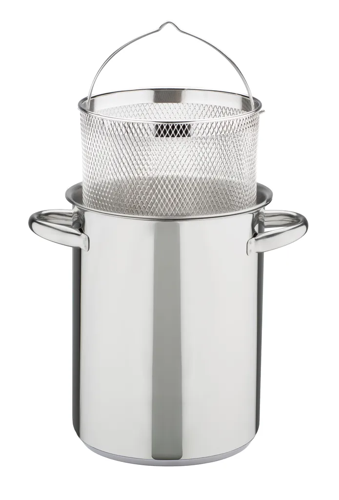 GSW Spargel- Und Spaghettitopf 16 Cm Mit Glasdeckel, 643160, Edelstahl Rostfrei, Ca. 4,2 L – Bild 2