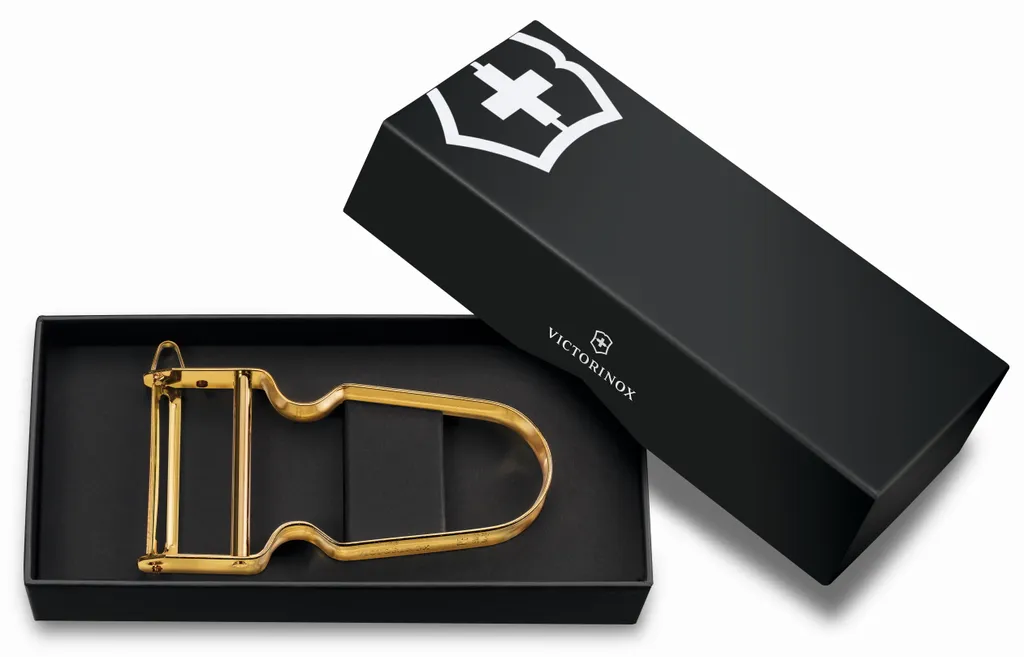 VICTORINOX Sparschäler Rex 24-karat Vergoldet Ikonischer Schäler Gold – Bild 6