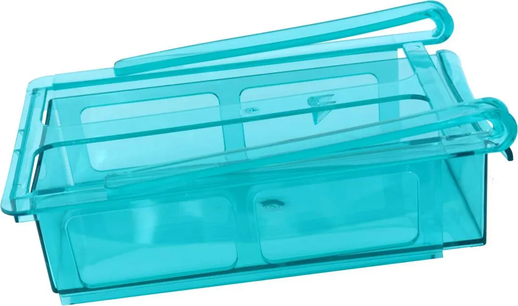 GOURMETmaxx Klemm-Schublade Für Kühlschrank, 3er-Set Schublade Klemm Kühlschrank GOURMETmaxx Zusatzfach Gemüsefach 3er-Set Ordnung – Bild 16