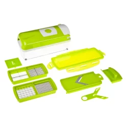 Genius Nicer Dicer Smart 9 Teile - Schneiden, Würfeln, Hobeln, Schälen, Aufbewahren, Obst- & Gemüse-Schneider; A33551