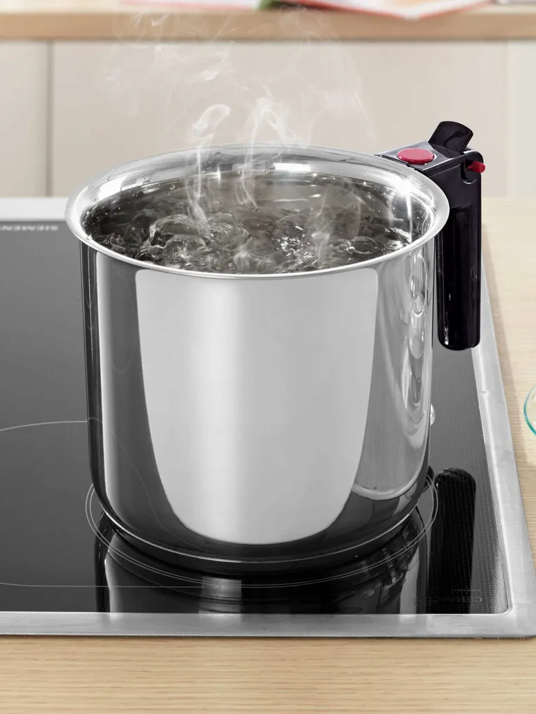 GSW Simmertopf 16cm, Edelstahl, Kunststoff, Simmertopf ø Ca. 16 X H 15,0cm / Einfülltrichter – Bild 4