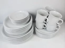 Kombiset 30-tlg. - Trend Weiß - Thomas - Teller Tassen Porzellan Geschirr