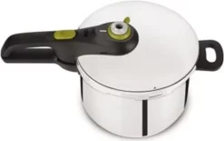 TEFAL NEO Schnellkochtopf P2534441 8 L, Hochwertiger Edelstahl 18/10, Edelstahl, Deckel Inklusive