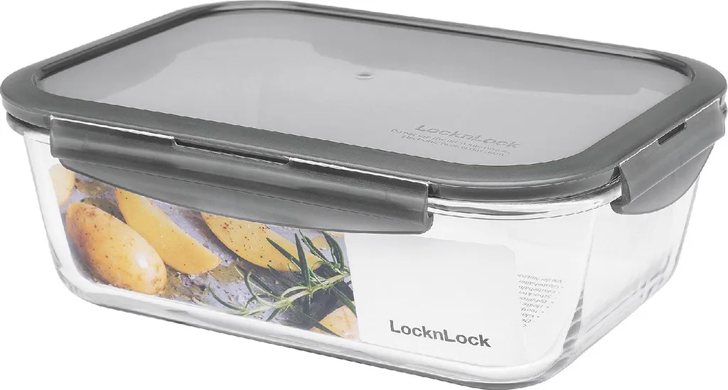 LocknLock Oven Glass LLG455G Frischhaltedose 2L - Borosilikatglas (1er Pack) – Bild 2