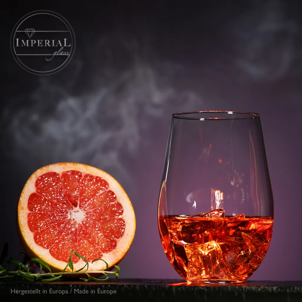 IMPERIAL Moderne Weingläser Ohne Stil Aus Glas 570ml Set 6-Teilig Groß – Bild 6