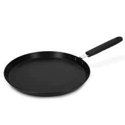 Navaris Crêpespfanne Pfannkuchenpfanne Palatschinkenpfanne - 26cm Pfanne Für Crêpes Pancakes - Alle Kochflächen - Antihaftbeschichtung