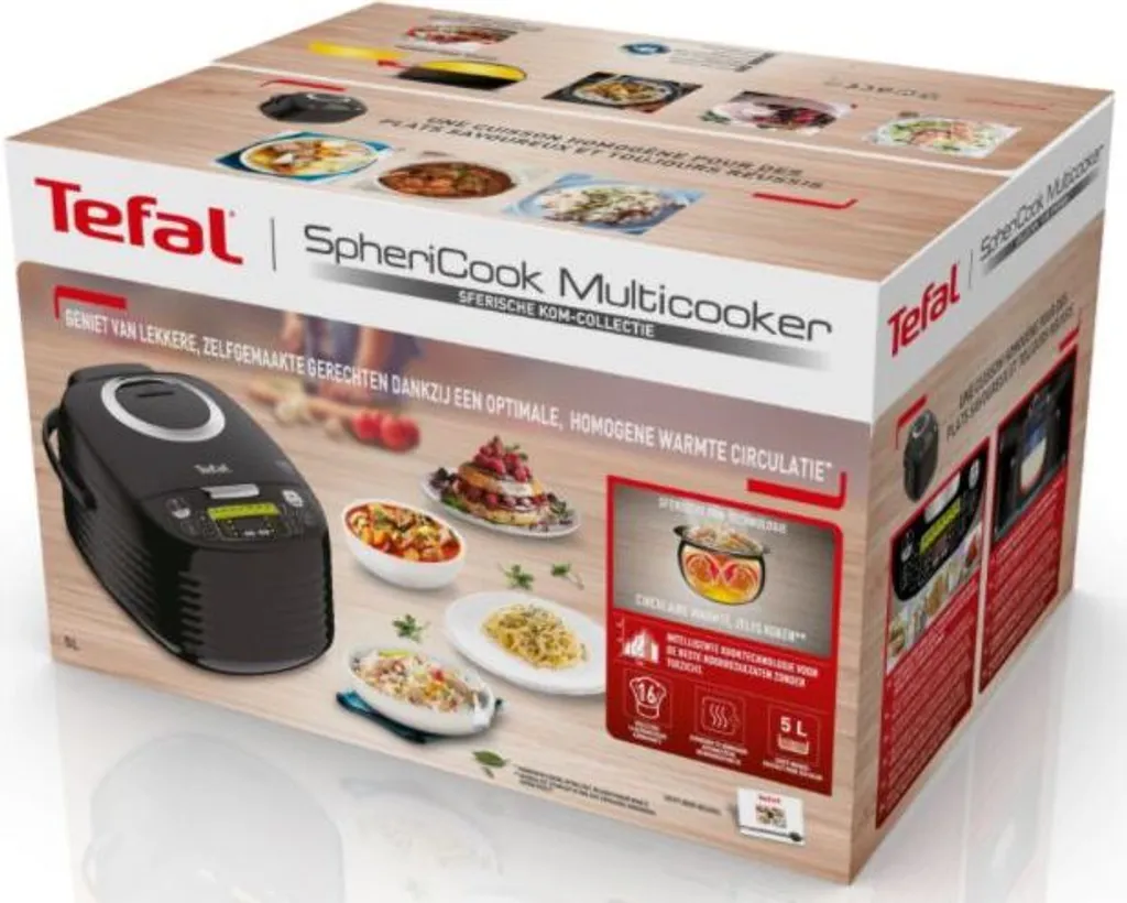 Tefal SPHERICOOK MULTIKOCHER (RK7458), 6 L, 820 W, Schwarz, 339 Mm, 455 Mm, 289 Mm – Bild 3