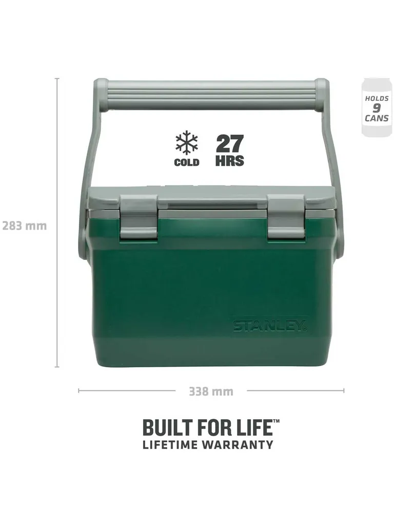 Herbertz Messer Solingen Stanley ADVENTURE COOLER Kühlbox 6,6 L In Grün Dunkelgrün – Bild 7