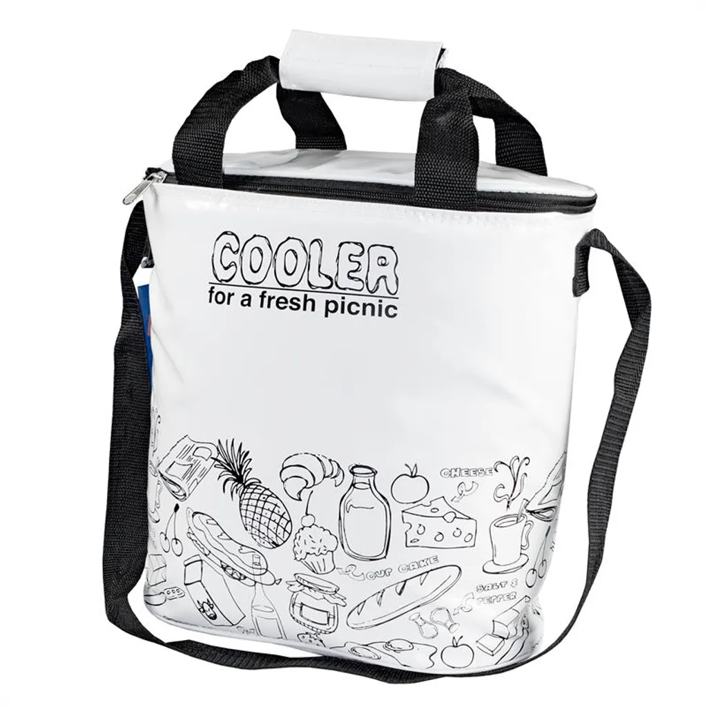 Kühltasche Weiß Tasche Kühlbox Thermo Picknicktasche Cooler Campingtasche – Bild 2