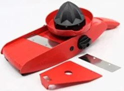 TNS 3000 Rot-schwarz Gemüsehobel "ALL IN ONE" Das Original KOMPLETT-SET (Ersatzmesser+Messerschutz)