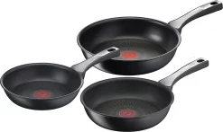 Tefal G25991 Unlimited On Pfannenset Titanium Beschichtung PFOA-frei 3-teilig