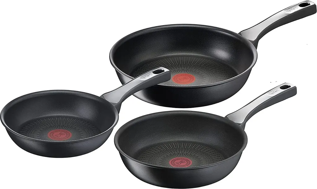 Tefal G25991 Unlimited On Pfannenset Titanium Beschichtung PFOA-frei 3-teilig
