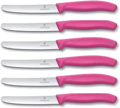 Victorinox Tomaten-und Tafelmes, Kunststoff, Pink, 6X