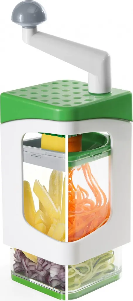 Genius Nicer Dicer Julietti Spiralschneider Deluxe-Set 17-tlg, A82121 – Bild 2