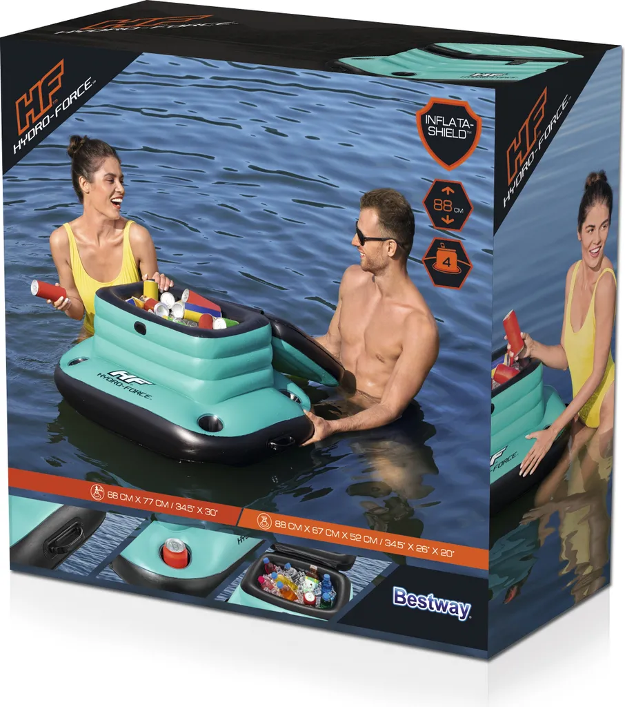 Bestway® Hydro-Force™ Aufblasbare Kühlbox Gletscher 88 X 77 Cm – Bild 3
