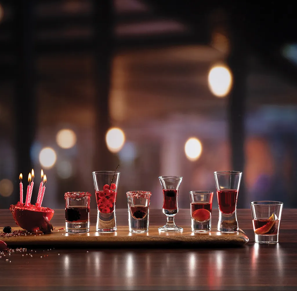 Schnaps Likörglas Wodkaglas Boston Shots 28 Ml Glas Mit Fuß PASABAHCE – Bild 2