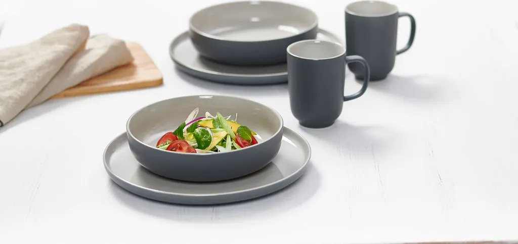 Ritzenhoff & Breker JASPER Kaffeeservice 12-tlg., Geschirrset, Service, Rund, Steinzeug, Grau, 407648 – Bild 7
