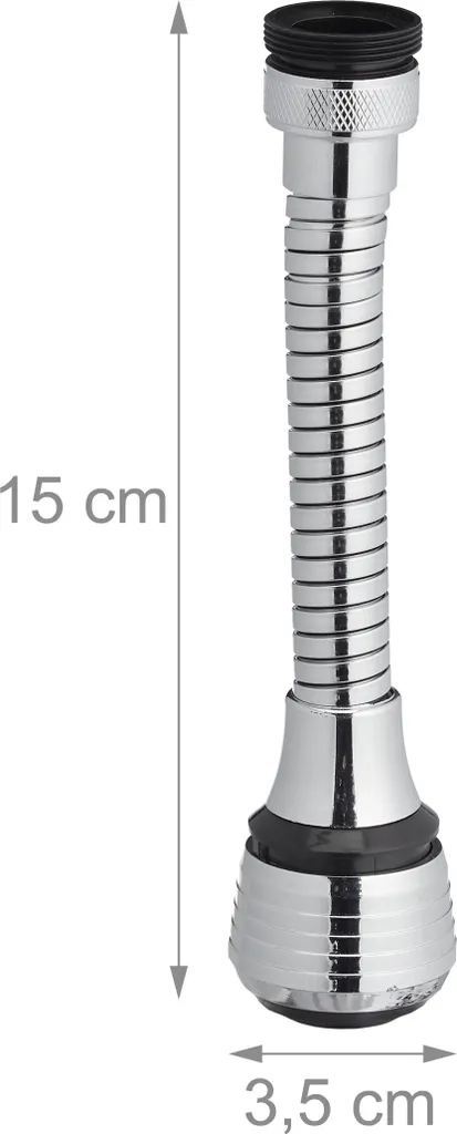 Relaxdays 2 X Wasserhahn Verlängerung – Bild 4