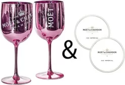 Moët & Chandon Champagnergläser Rose Pink 2x Gläser