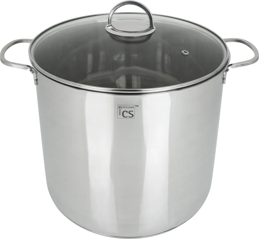 Kochtopf Mit Glasdeckel Trier 22 Liter Suppentopf Universaltopf Topf Induktion