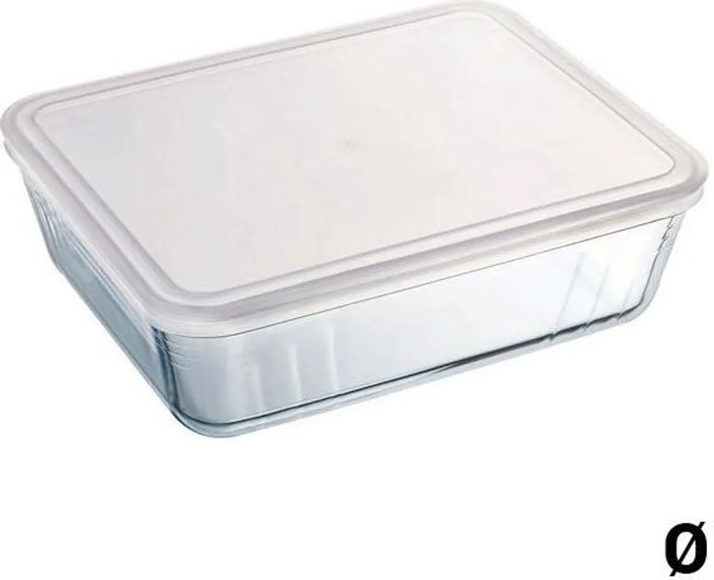 PYREX - 244P000 / 7043 - Rechteckschale Mit Deckel - 27 Cm * 22 Cm - Pyrex Cook & Freeze – Bild 4