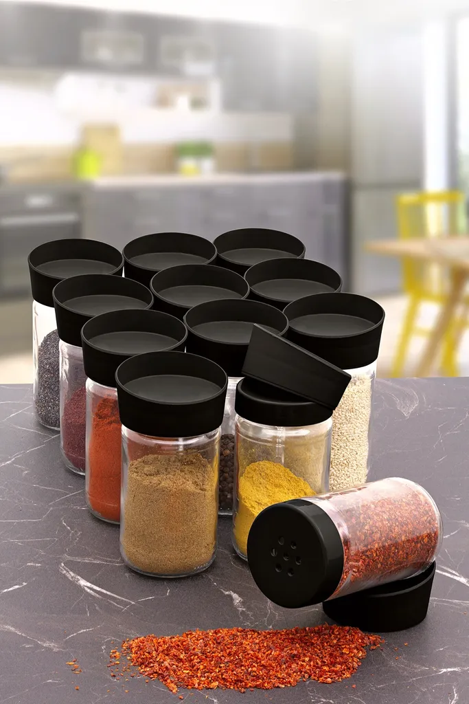 6 Er Stapelbares Gewürzbehälter Elegance 300 Ml Gewürzgläser