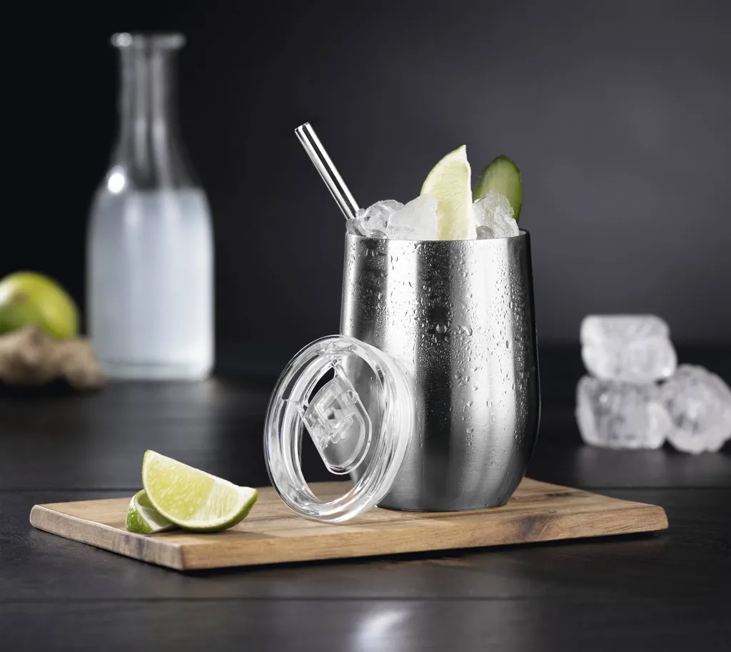 GOURMETmaxx Getränkebecher Inkl. Trinkhalm - 2er-Set – Bild 12