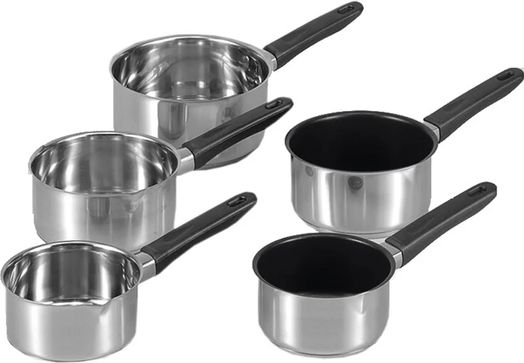 Krüger Stieltopf Aus Rostfreiem Edelstahl Fassung 600ml 12cm – Bild 2