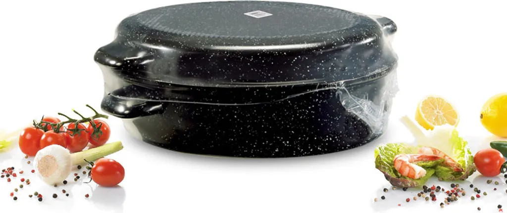 Krüger Gänsebräter Oval Aus Stahlemaille Fassung 10.2 Liter 42cm – Bild 7