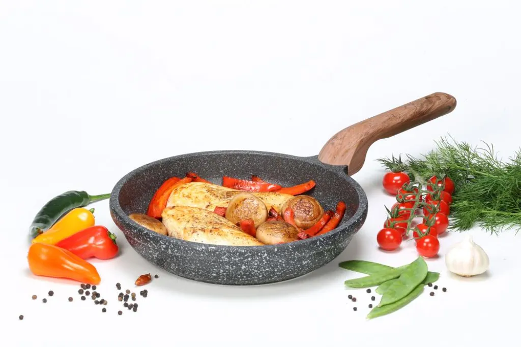 Karl Krüger 3-tlg Bratpfannen Set TEXAS Ø20 /24 /28 Cm, Induktions- & Backofen-geeignete, Antihaft-beschichtete, Energiesparende Aluminium Bratpfanne – Bild 2