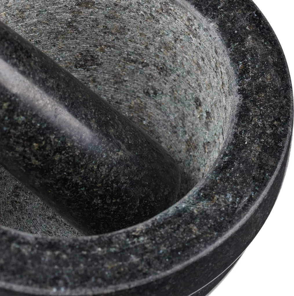 Relaxdays Granit Mörser Mit Stößel XL – Bild 8