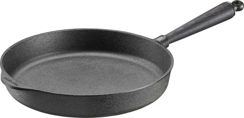 Skeppshult Servierpfanne 28cm Mit Schwarzem Esche-Holzgriff, Gusseisen – Bild 2