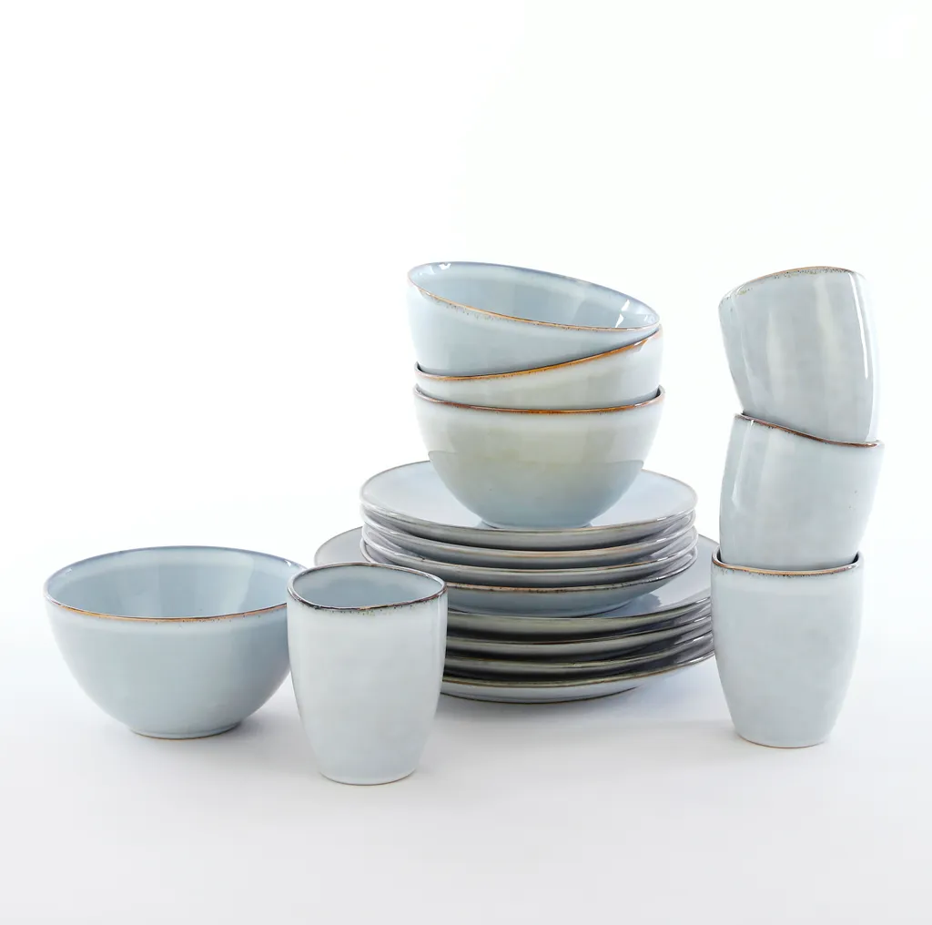 Mica Decorations Tabo Service Set Für 4 Personen - Keramik - Grau – Bild 2